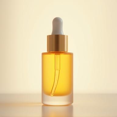 Example skincare product packaging mockup - Serum